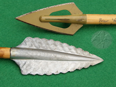 Ropers 'Indian', classic big cast Aluminum broadhead   © Falk 2010