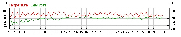 Temperaturkurve 112004 © www.wunderground.com