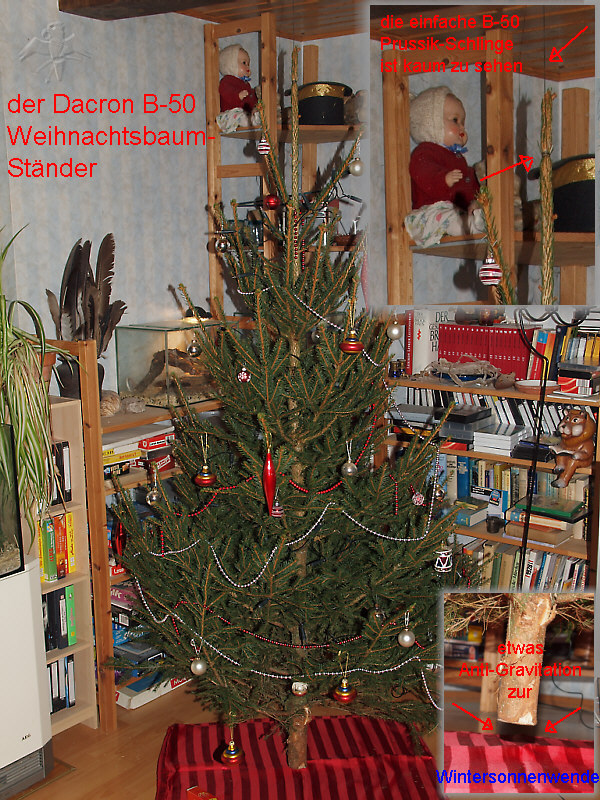 the Dacron B-50 X-mas-Tree-Stand   © Falk 2011